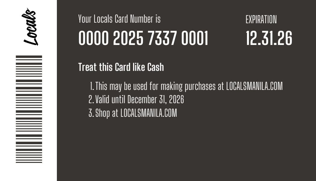 LOCALS GIFT CARD 2025