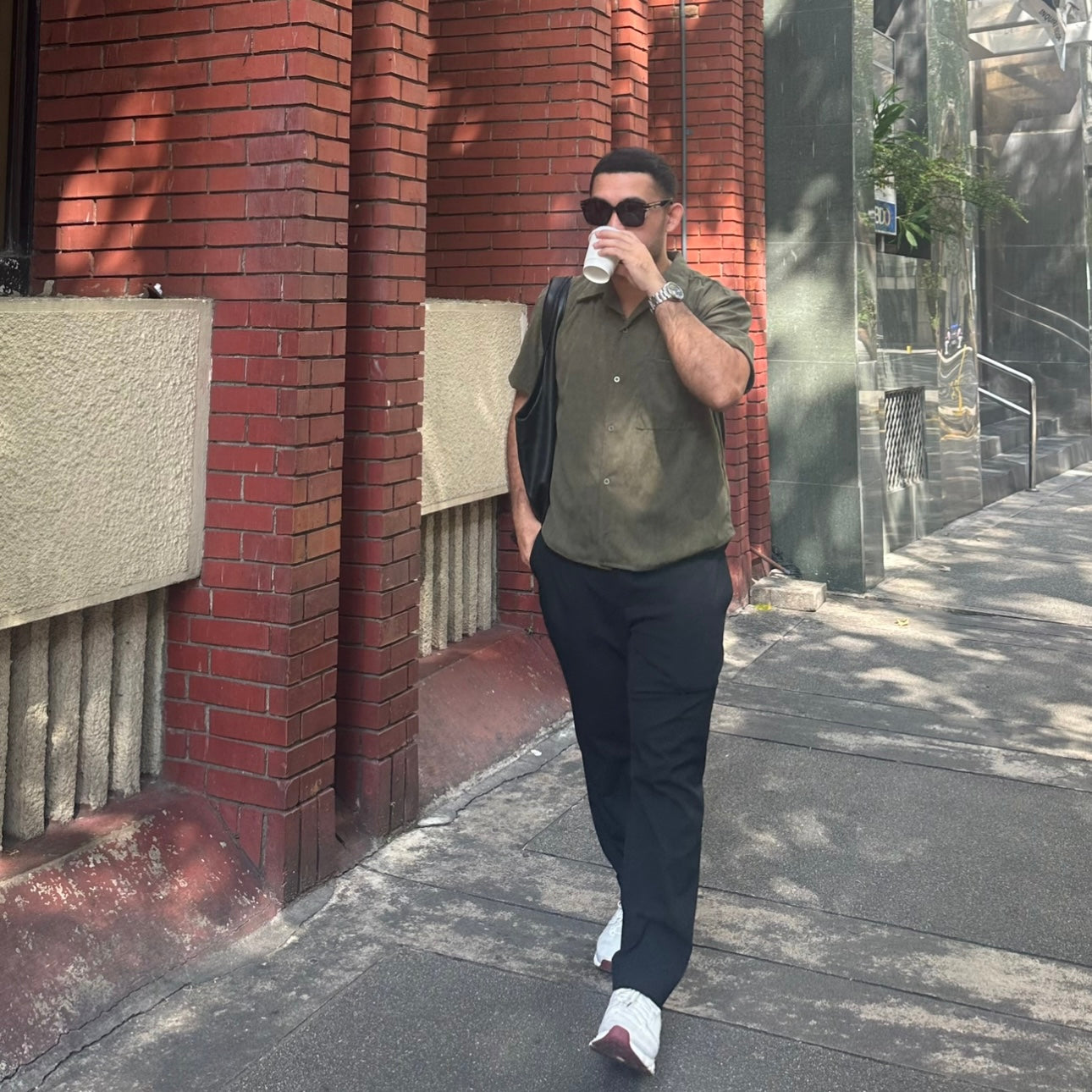 Espejo Cropped Boxy Corduroy Polo