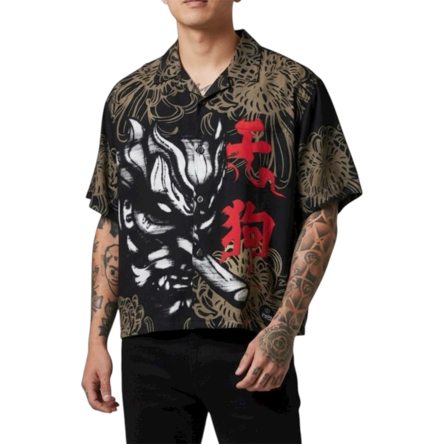 Akuma Crop Boxy Polo