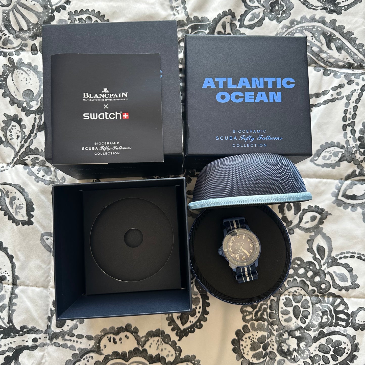 Blancpain X Swatch Fifty Fathoms Scuba Collection: Atlantic Ocean Edition