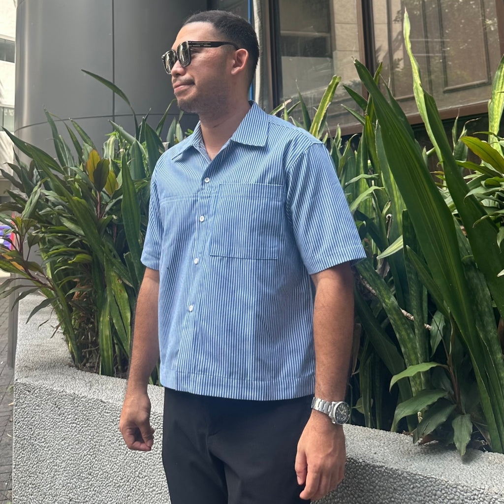 Alcalde Polo - Cropped Boxy Fit - Japanese Denim Fabric