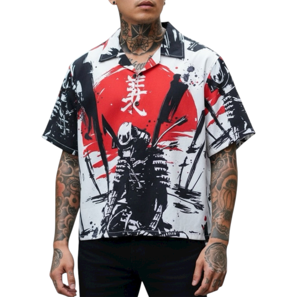 Kamikaze Crop Boxy Polo