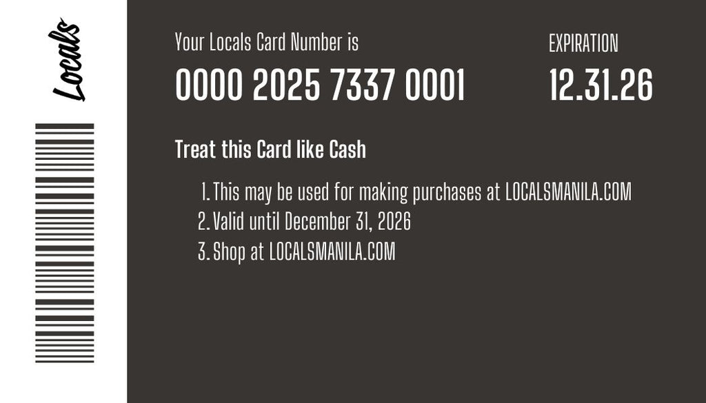 LOCALS GIFT CARD 2025