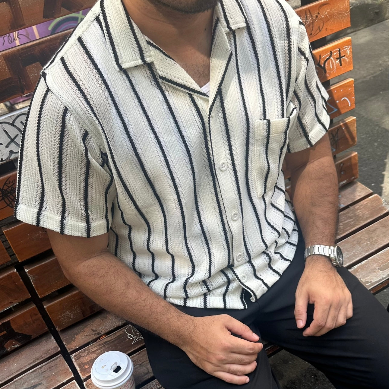 Campos Cropped Boxy Knitted Polo