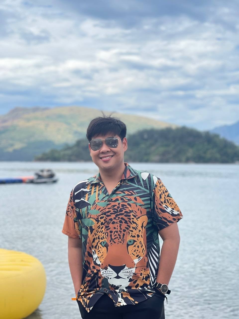 Vega Polo - Cheetah Print - Rayon Fabric - Relaxed Fit