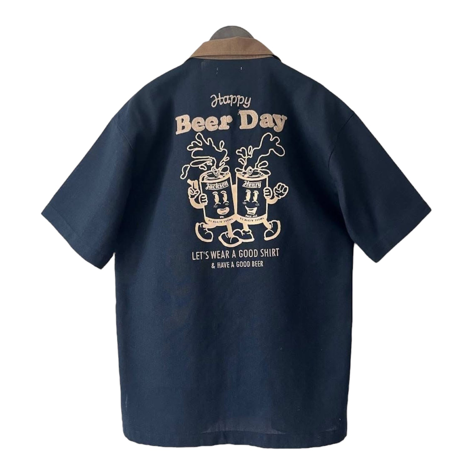 Beer Day Embroidered Polo