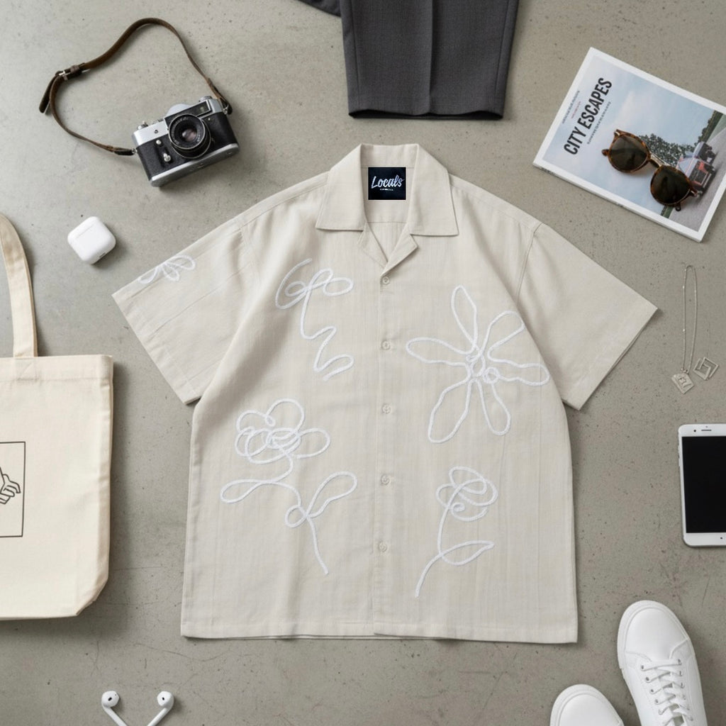 Flores Embroidered Polo