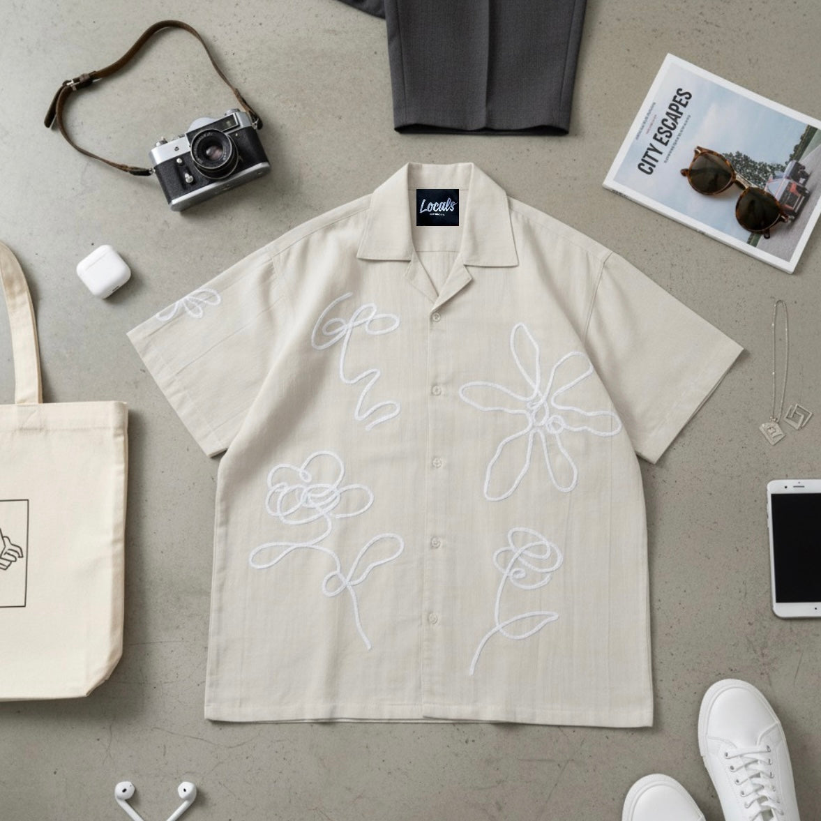 Flores Embroidered Polo