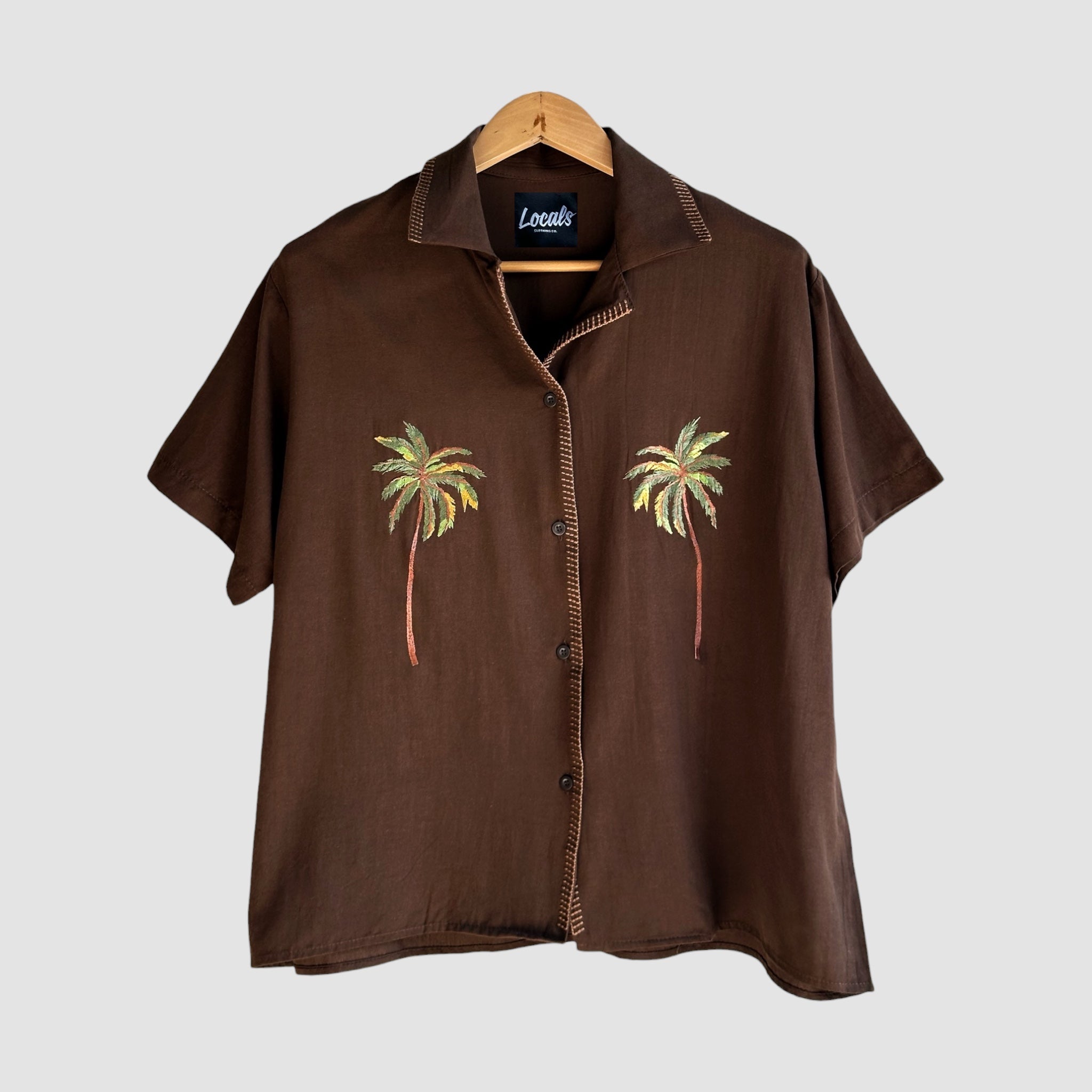 Palma Embroidered Linen Polo