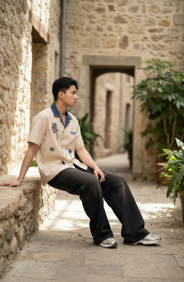 Sandia Embroidered Polo