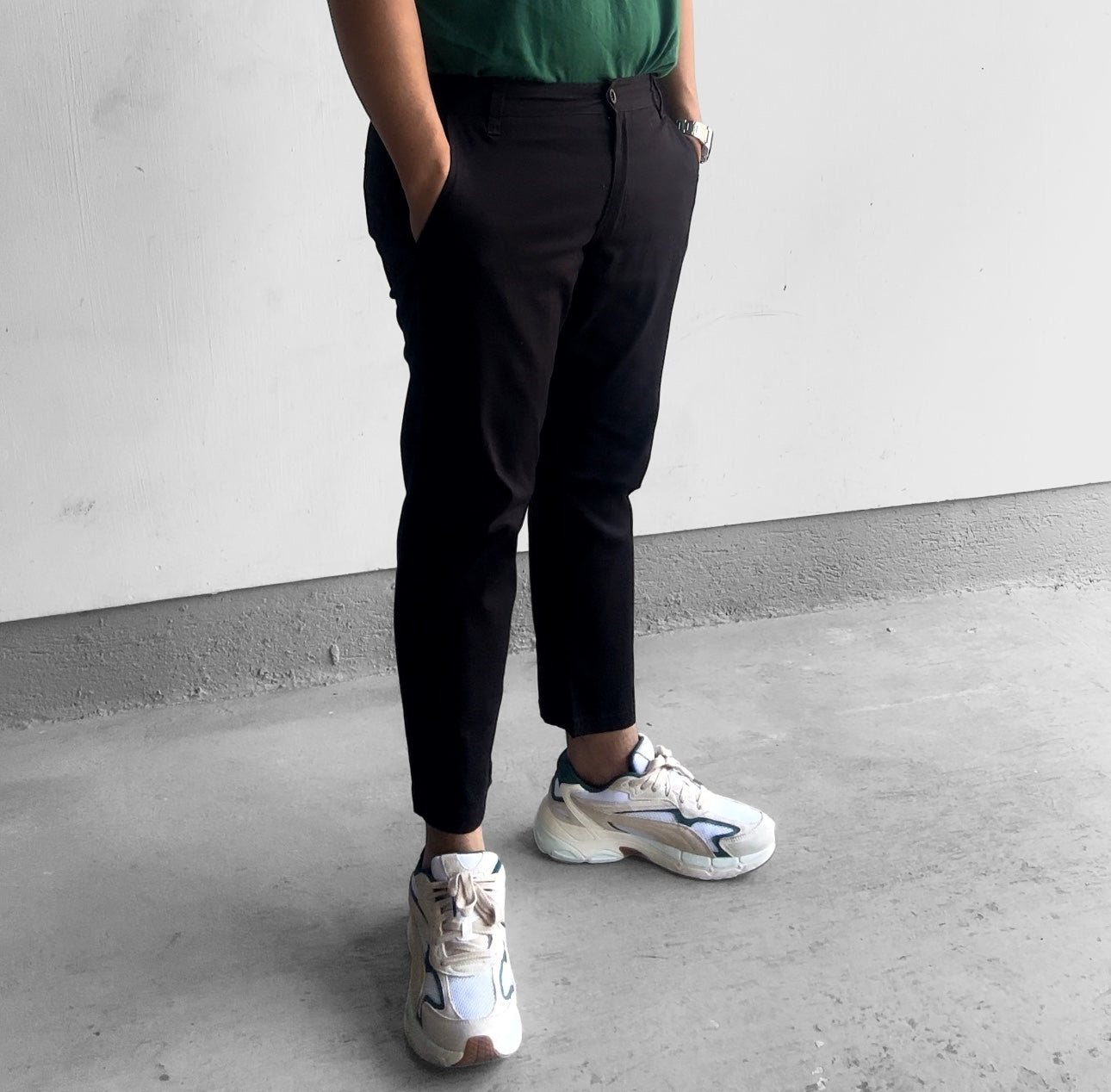 Rodolfo Ankle Pants - Cotton Twill blend fabric