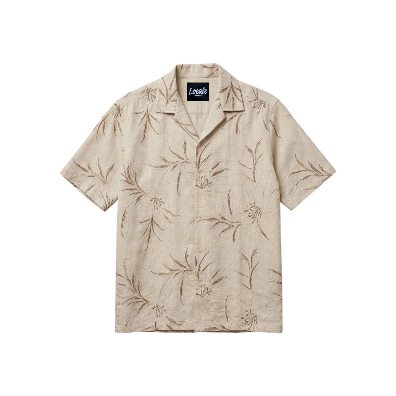 Sidargo Embroidered Linen Polo