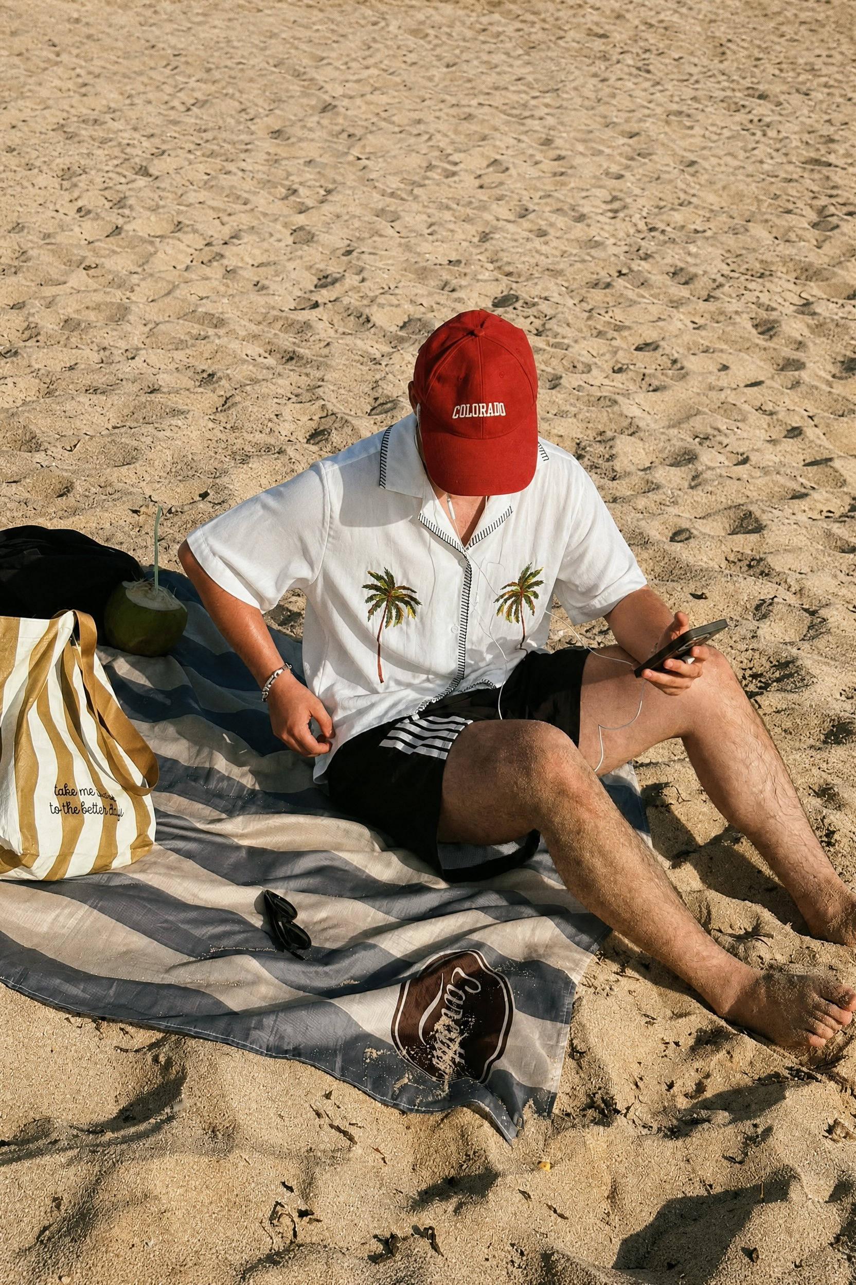 Palma Embroidered Linen Polo
