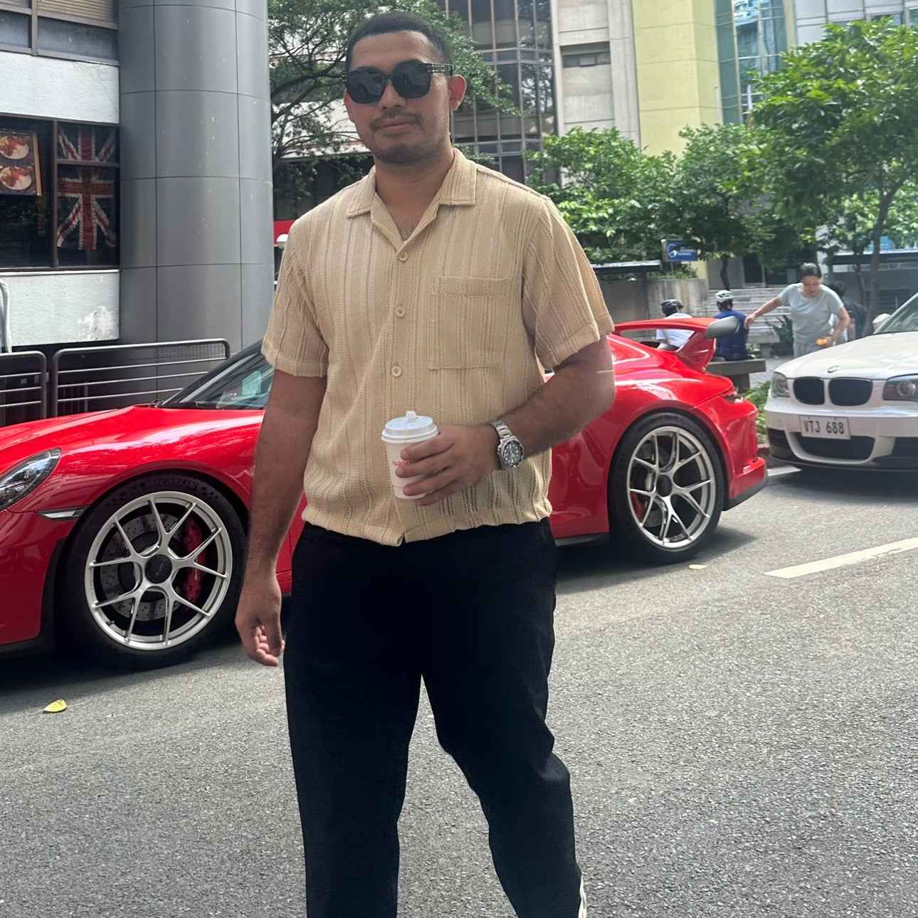 Campos Cropped Boxy Knitted Polo