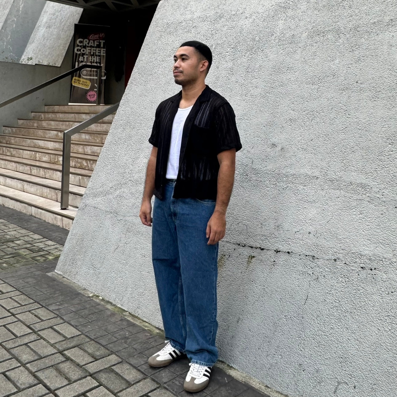 Campos Cropped Boxy Knitted Polo