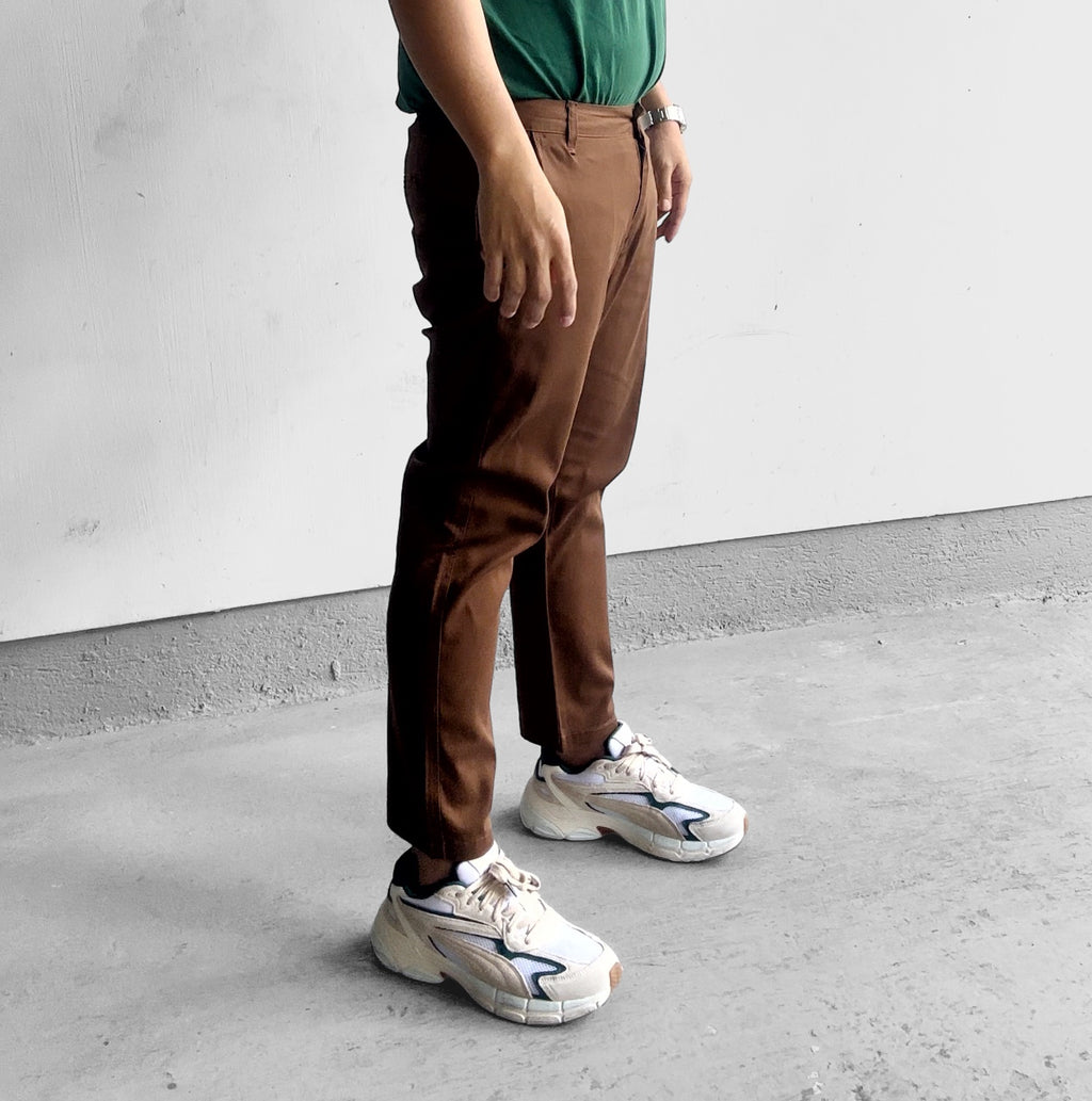 Rodolfo Ankle Pants - Cotton Twill blend fabric