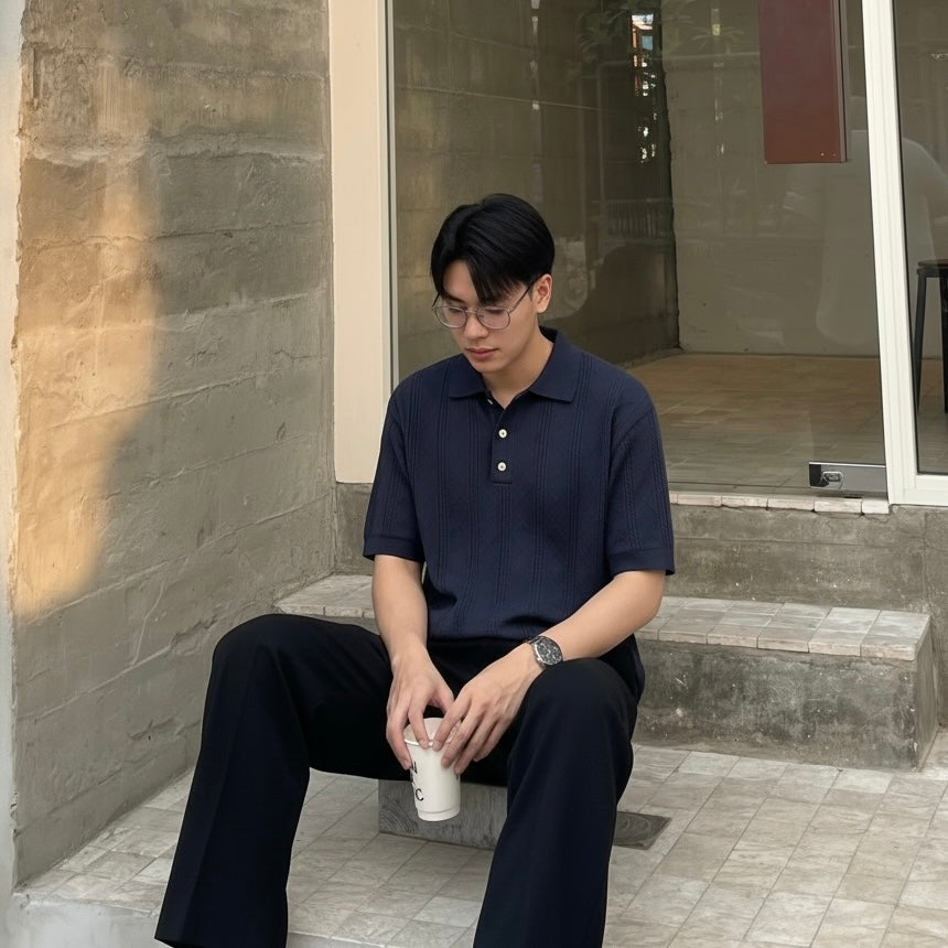 Pluma Knitted Polo Shirt