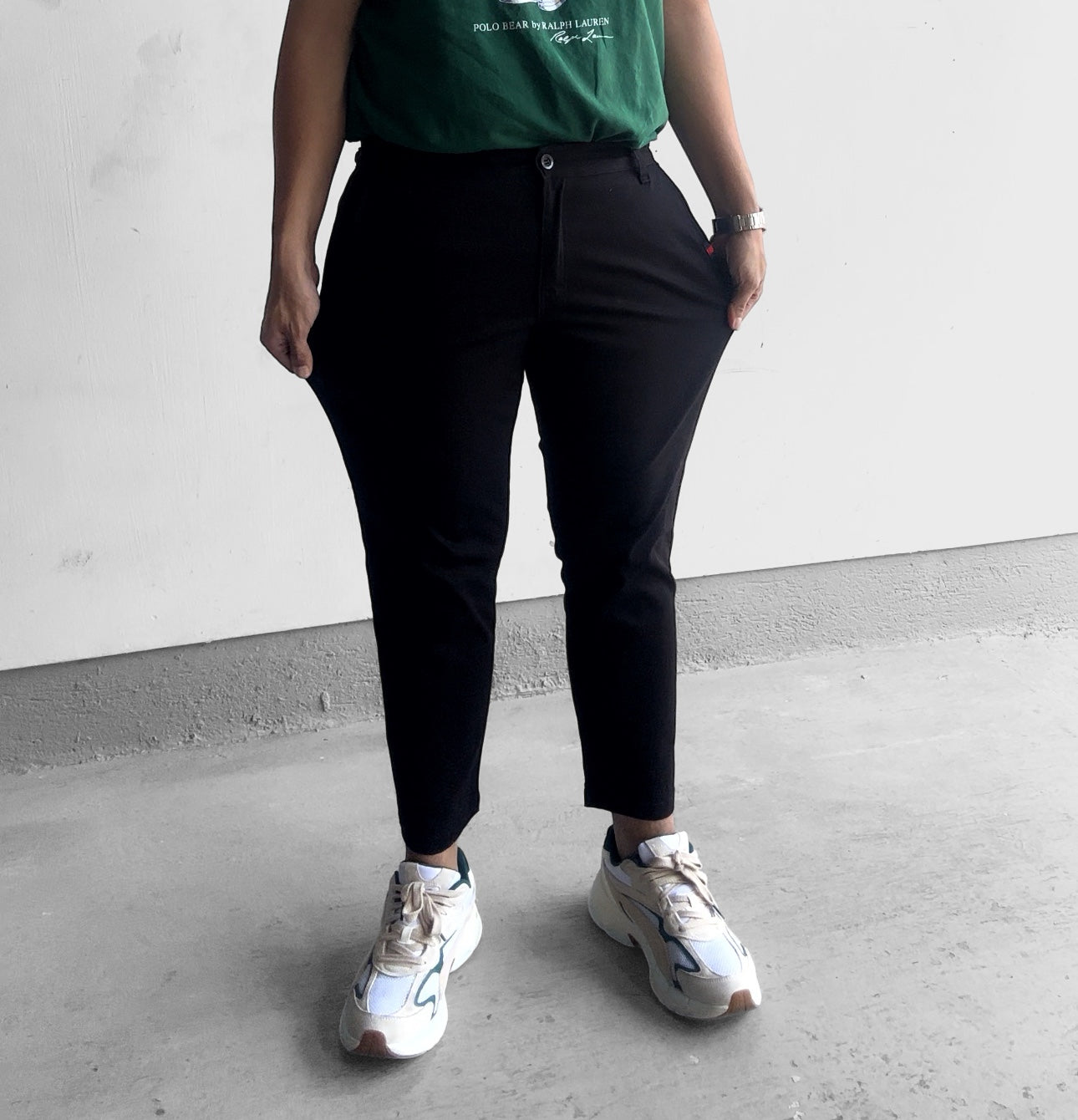 Rodolfo Ankle Pants - Cotton Twill blend fabric