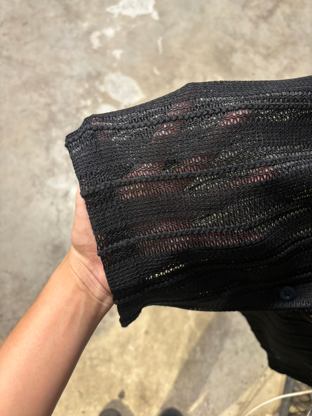 Cornejo Stripe Crochet Polo