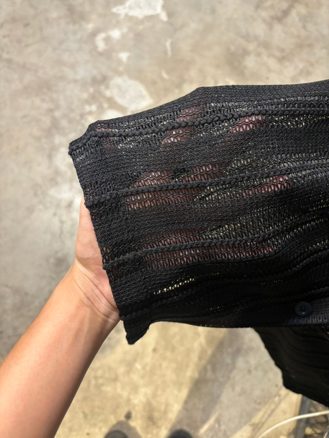 Cornejo Stripe Crochet Polo