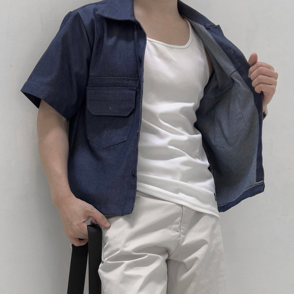 Segovia Boxy Denim Polo