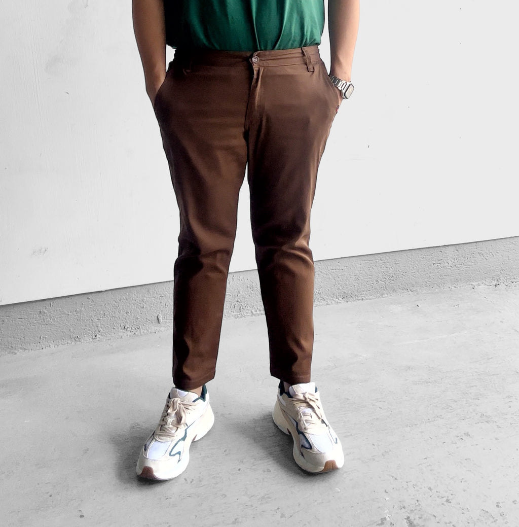 Rodolfo Ankle Pants - Cotton Twill blend fabric