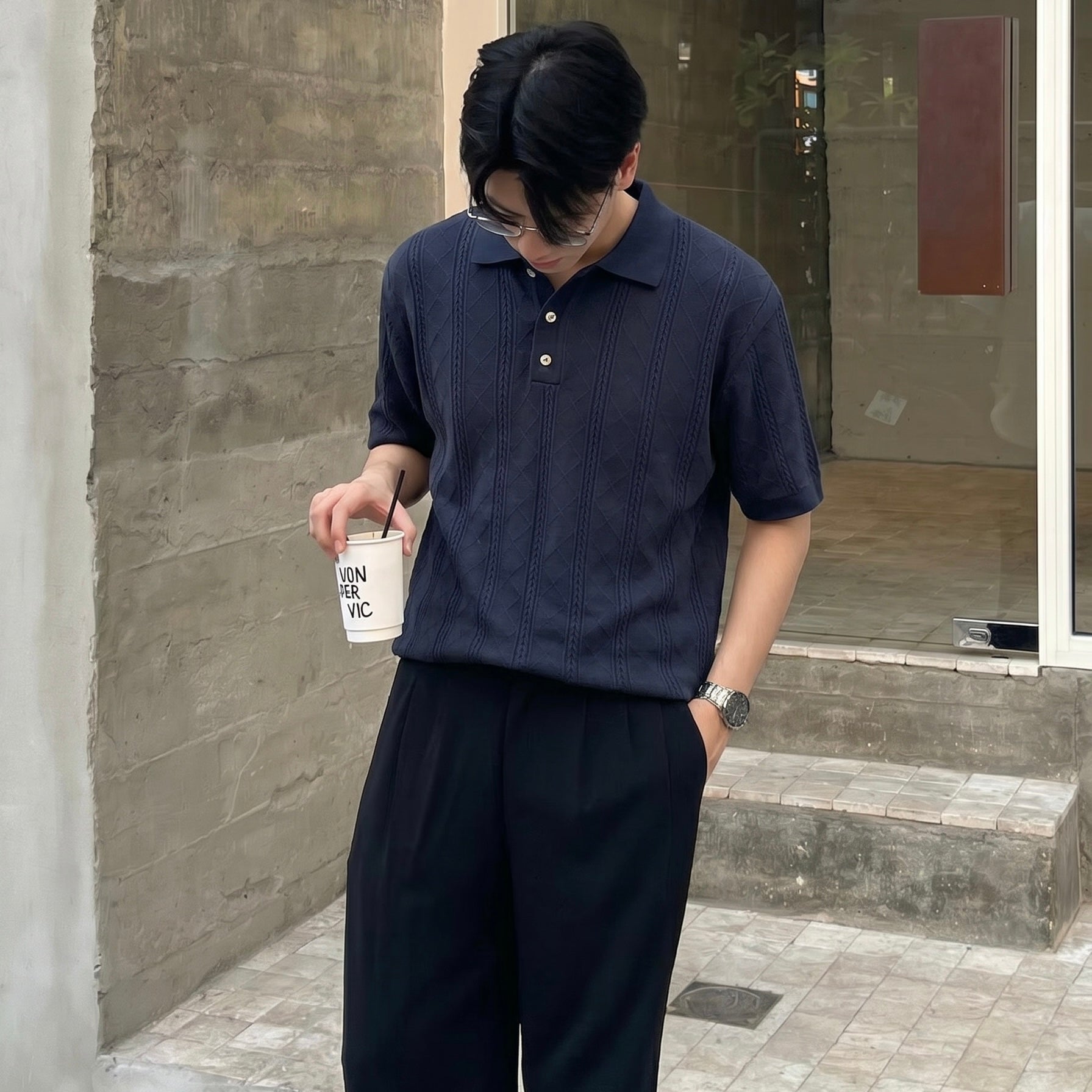 Pluma Knitted Polo Shirt