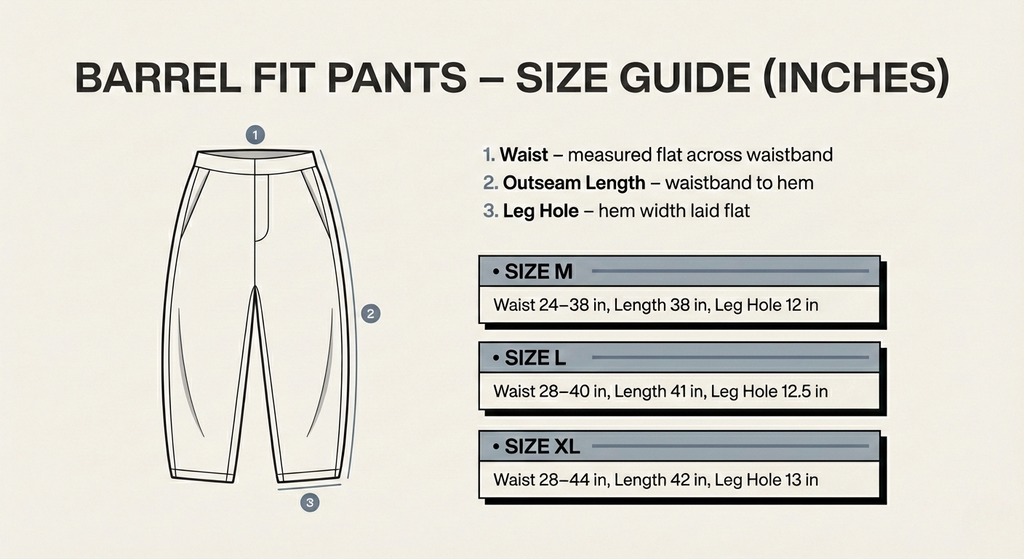 DELGADO BARREL PANTS