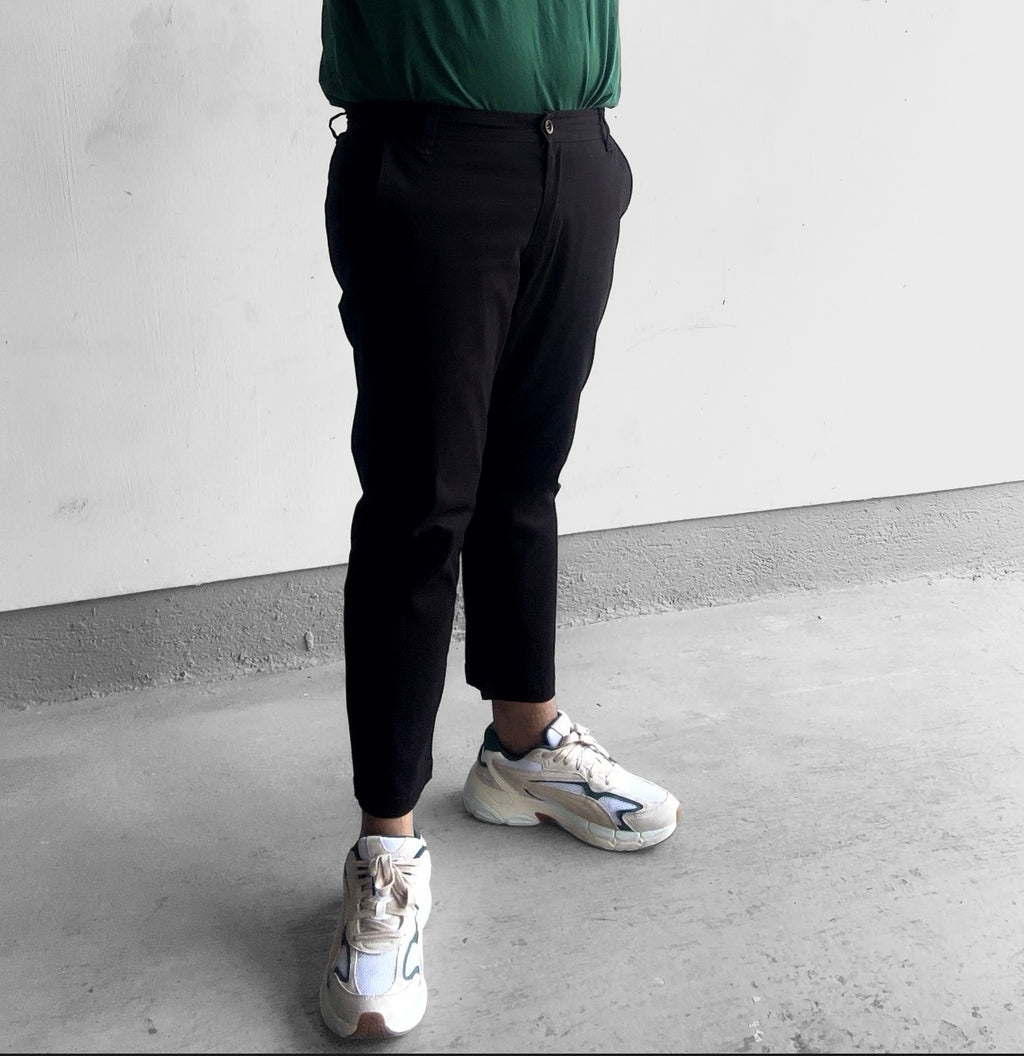 Rodolfo Ankle Pants - Cotton Twill blend fabric