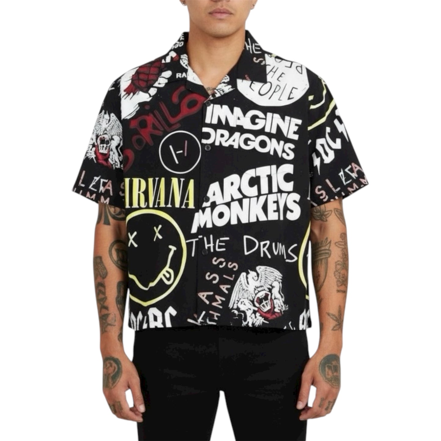 Rakista Crop Boxy Polo