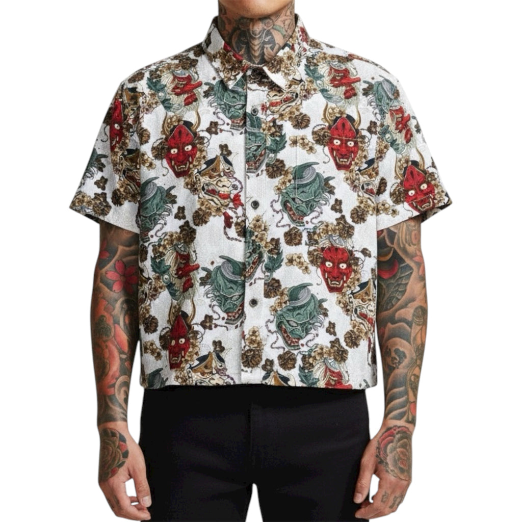 Hiroshima Crop Boxy Polo