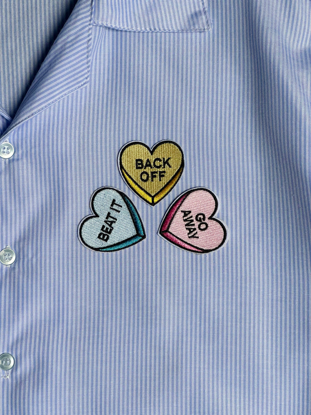 Go Away Crop Boxy Embroidered Polo (3 PCS. LEFT)