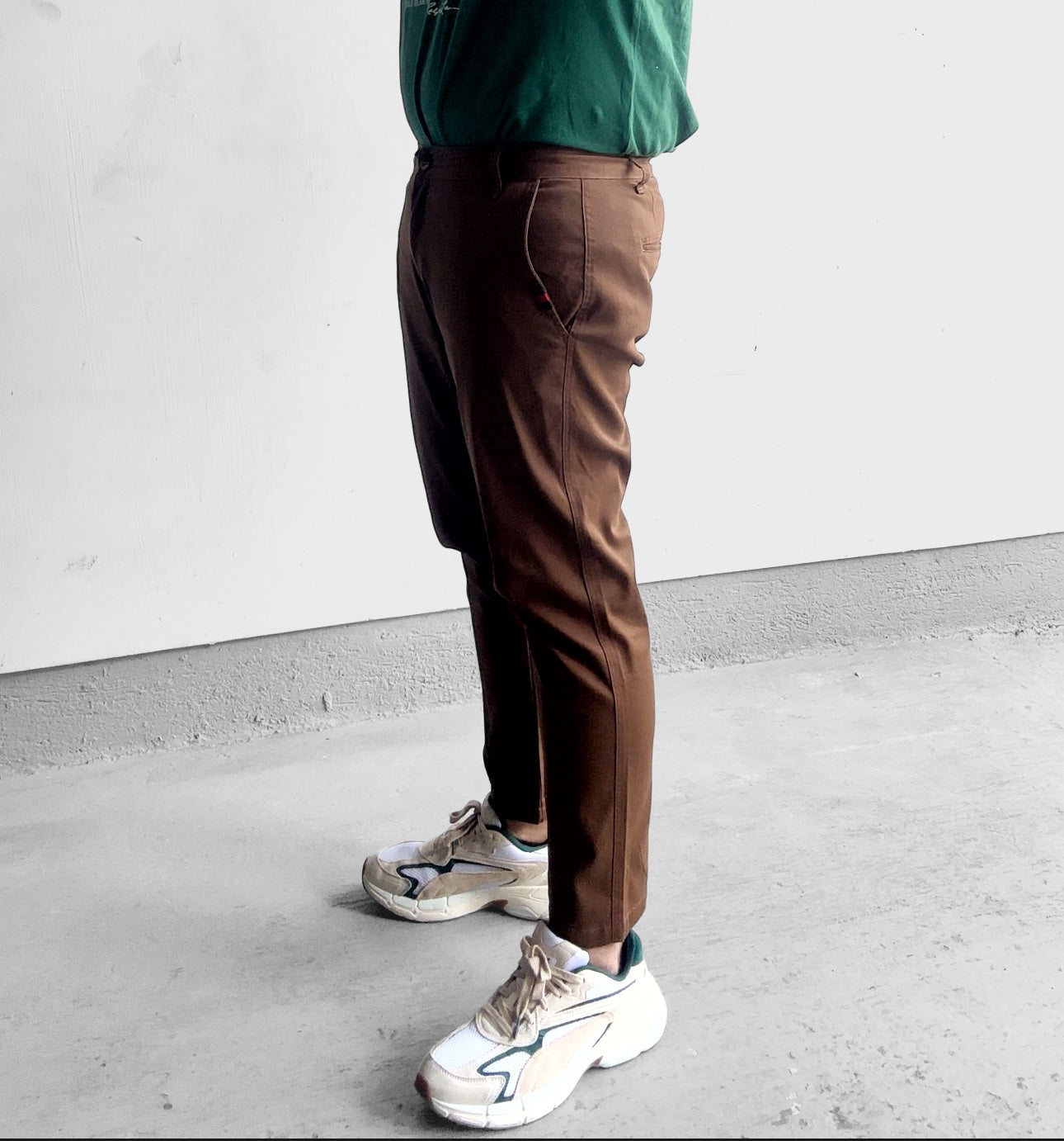 Rodolfo Ankle Pants - Cotton Twill blend fabric