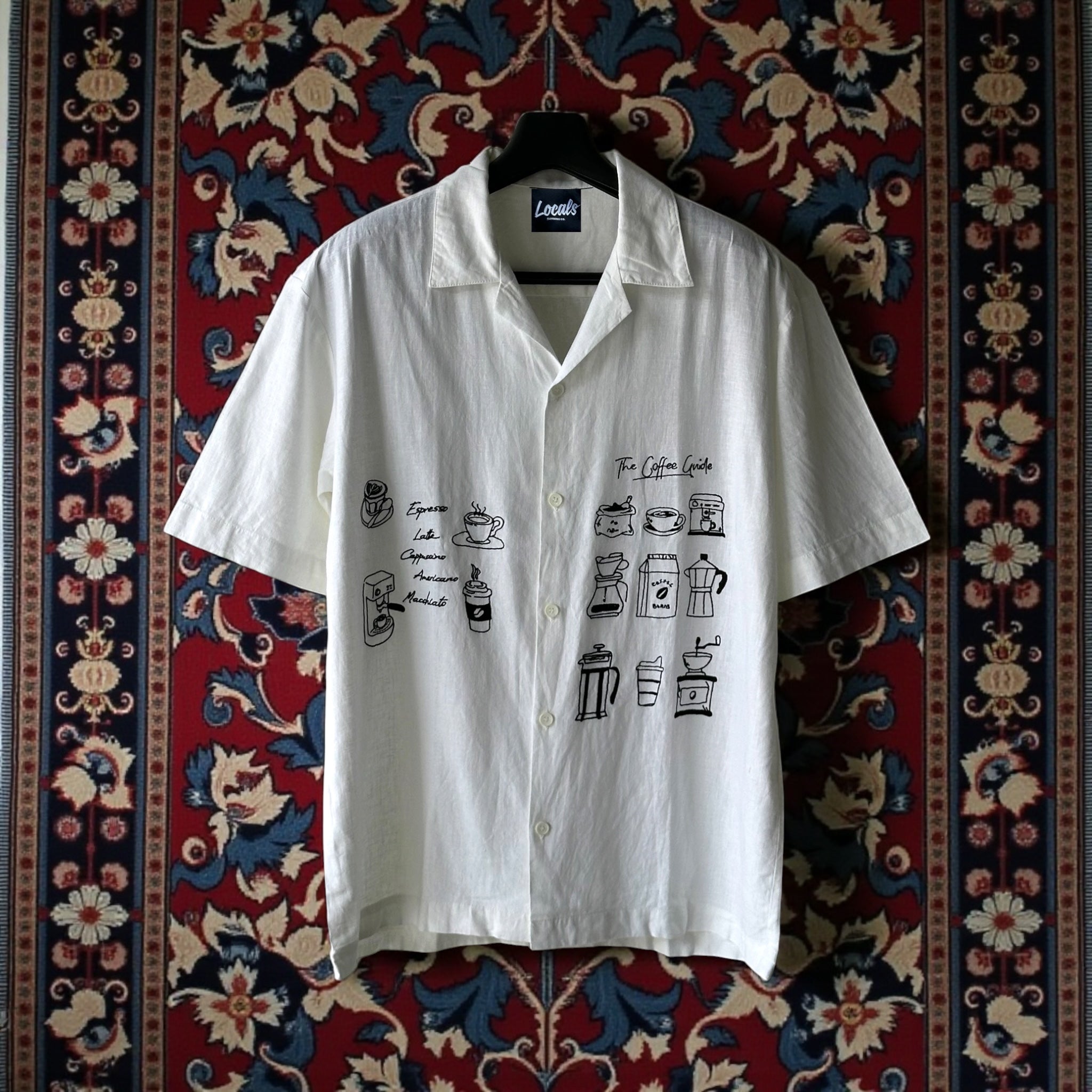 Cortado Embroidered Japanese Linen Polo