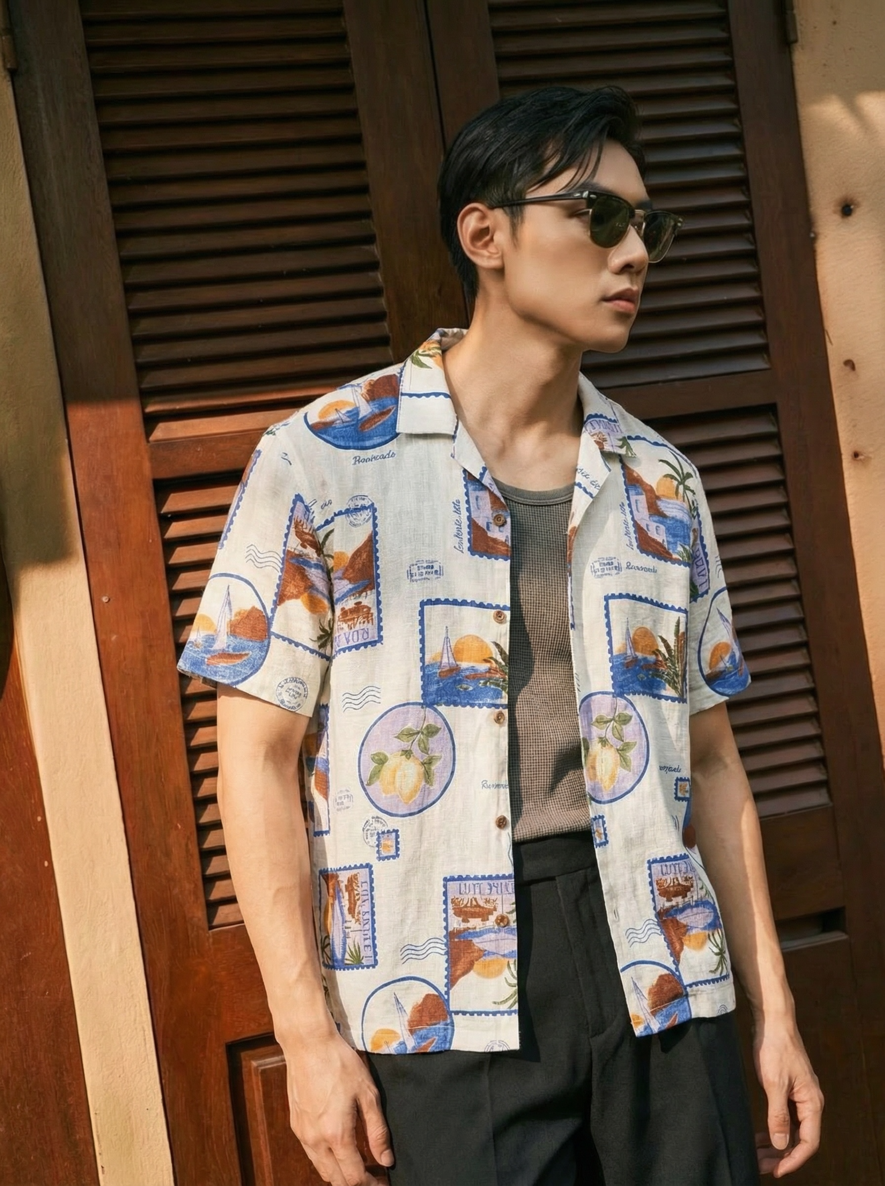 Leguria Japanese Linen Polo