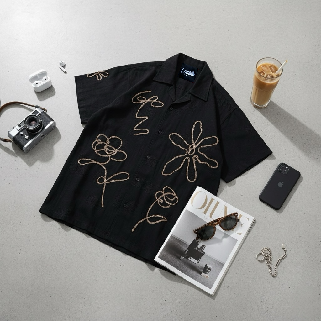 Flores Embroidered Polo