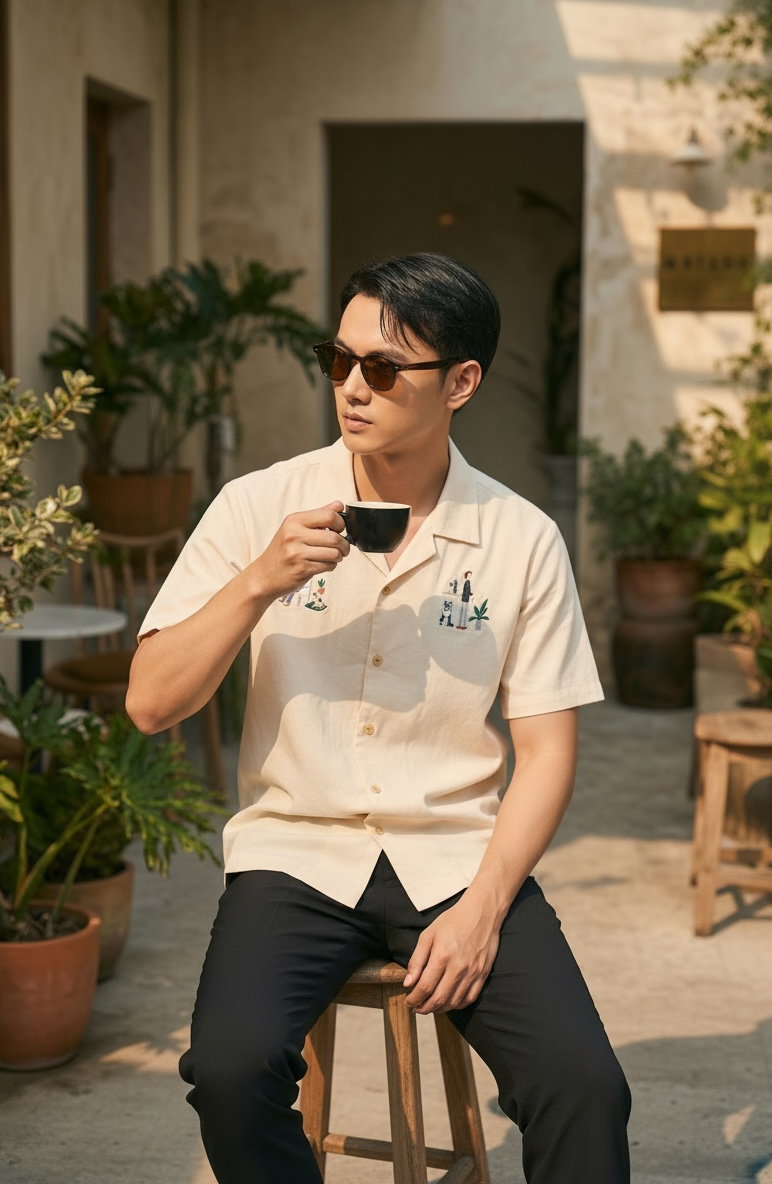 Alba Embroidered Polo