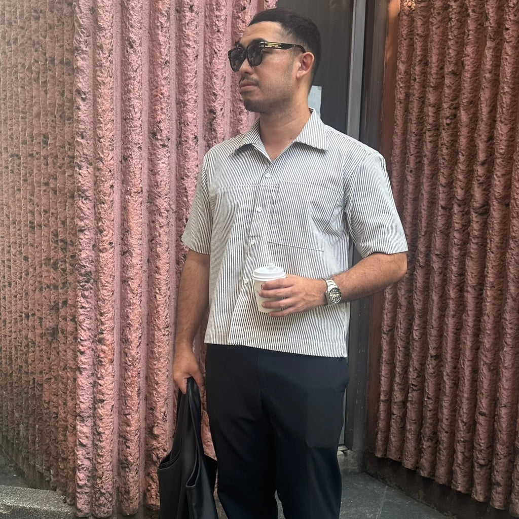 Alcalde Polo - Cropped Boxy Fit - Japanese Denim Fabric