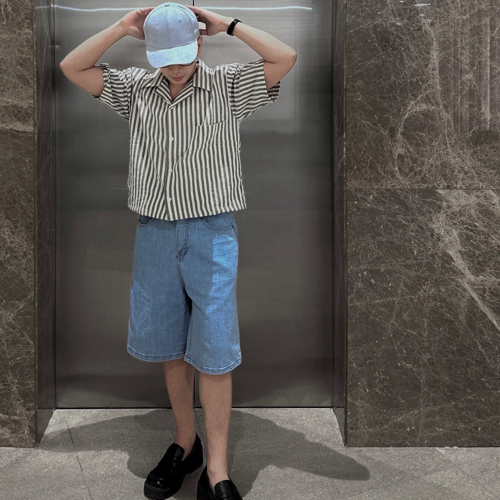 Fidalgo Cropped Boxy Textured Linen Polo