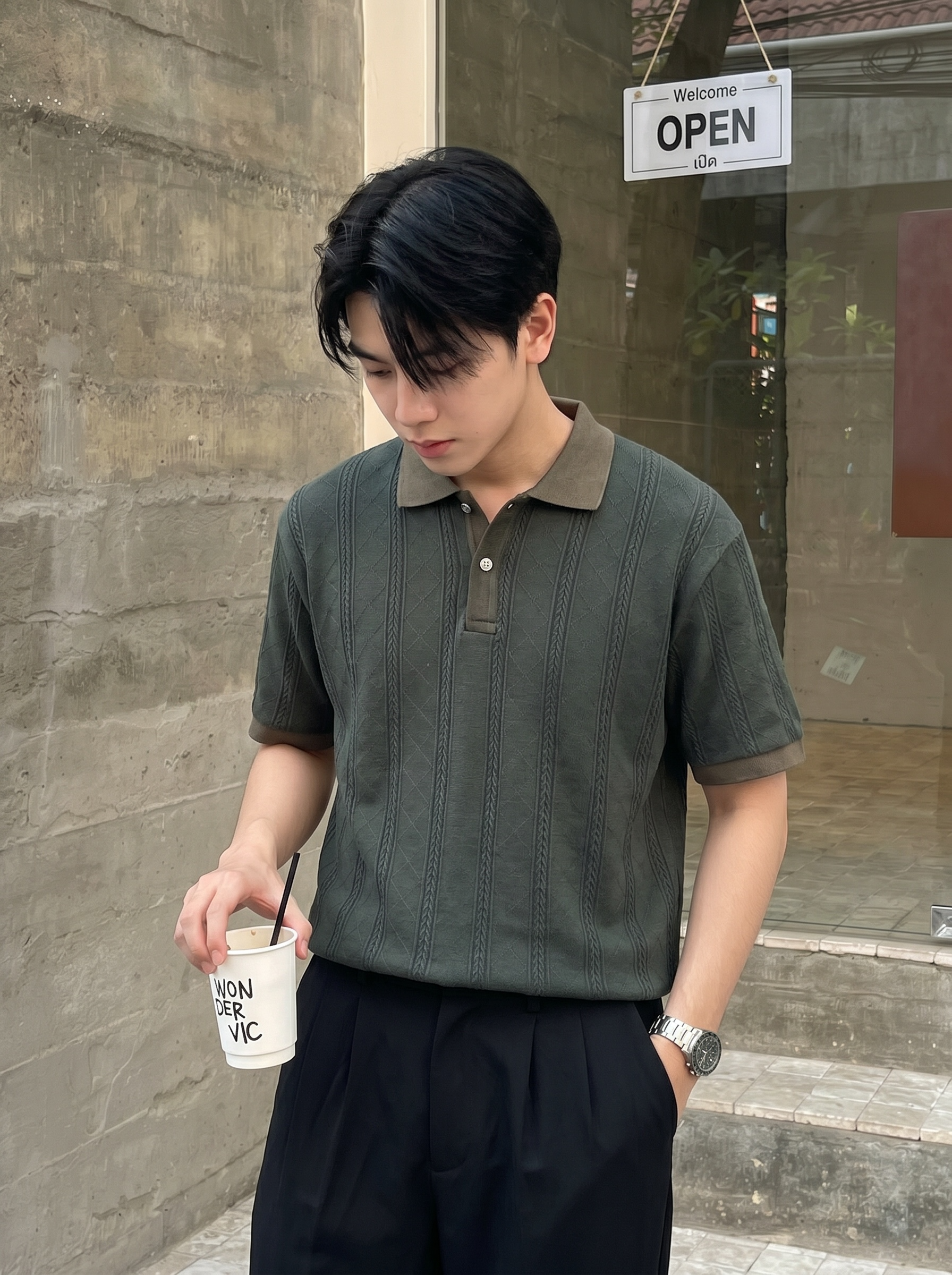 Pluma Knitted Polo Shirt