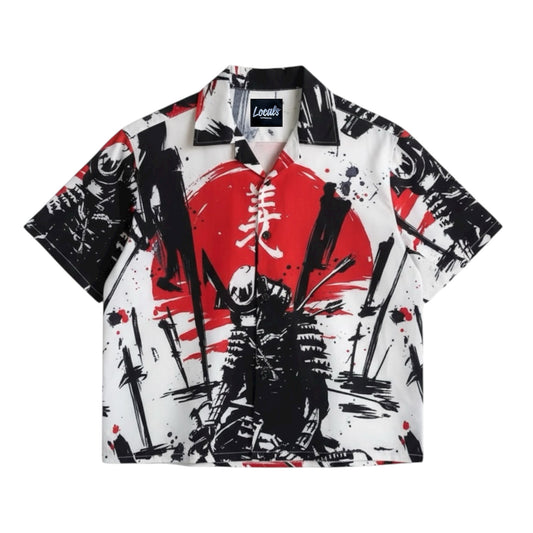 Kamikaze Crop Boxy Polo