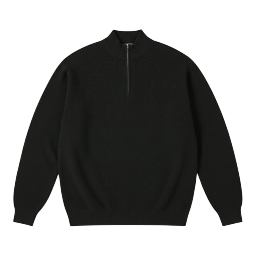 Lucas Quarter Zip Pullover Knitted Sweater