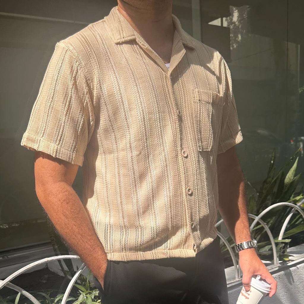 Campos Cropped Boxy Knitted Polo