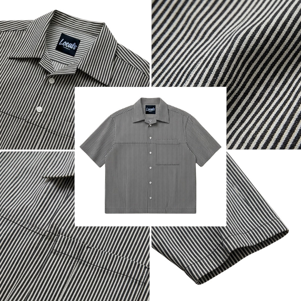Alcalde Polo - Cropped Boxy Fit - Japanese Denim Fabric