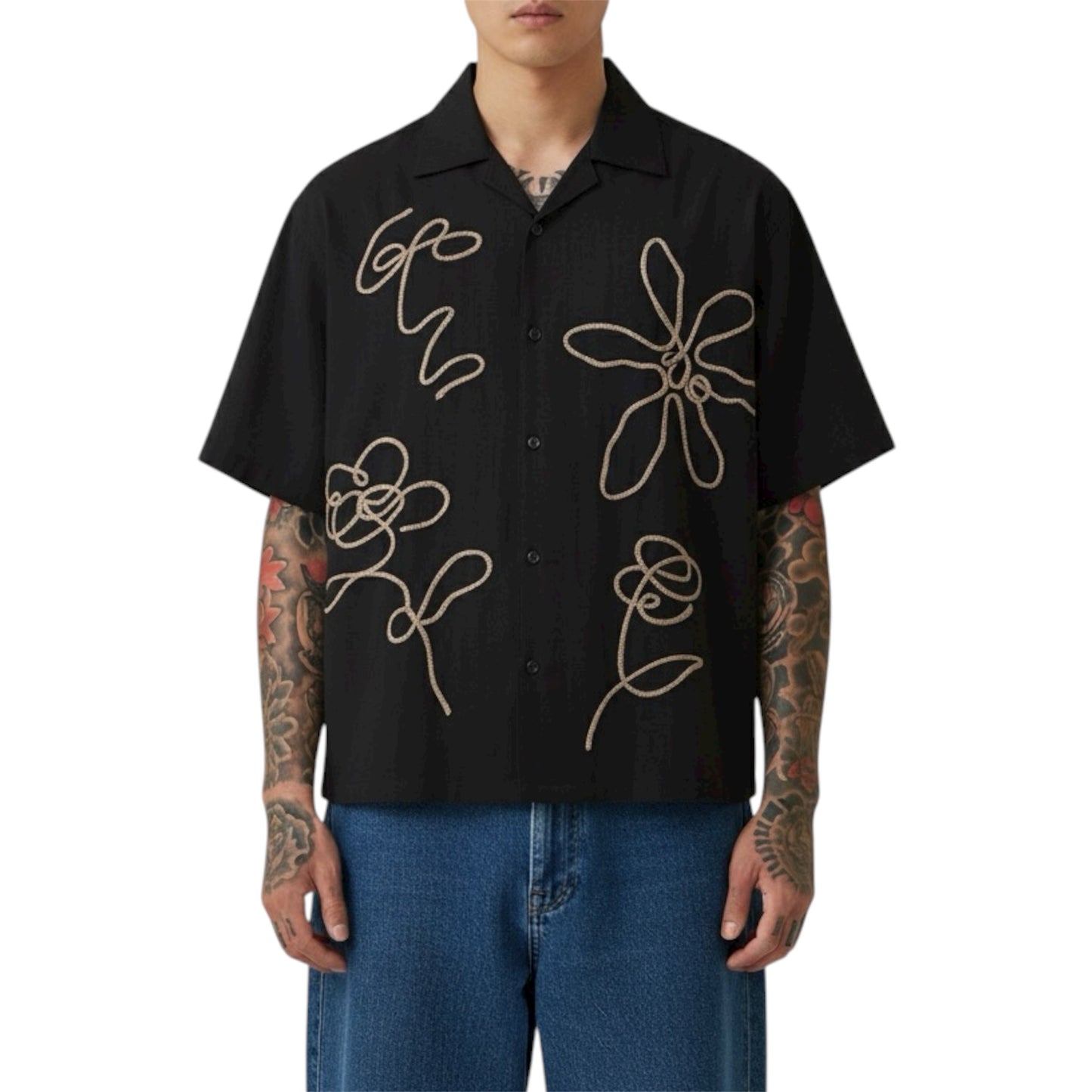 Flores Embroidered Polo