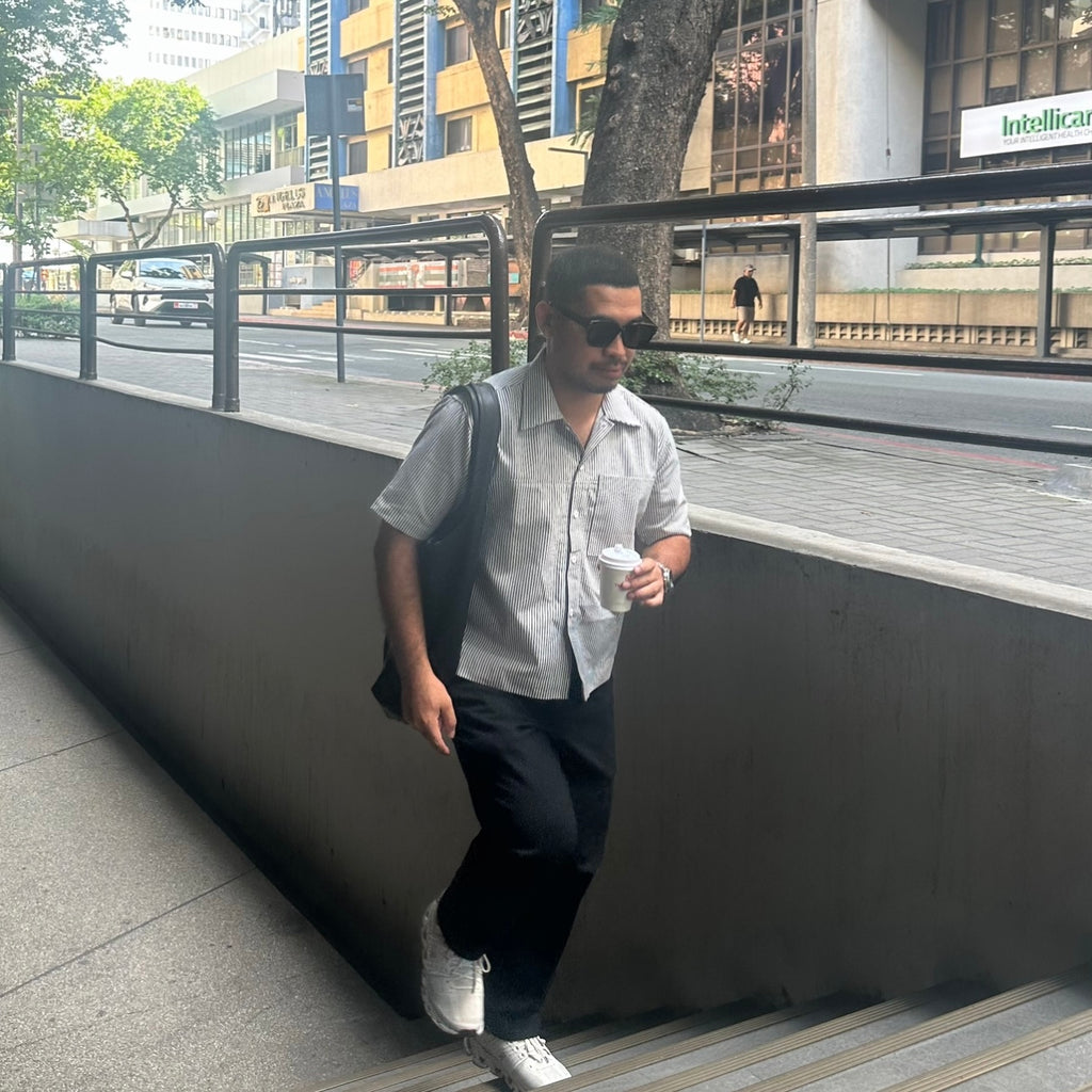 Alcalde Polo - Cropped Boxy Fit - Japanese Denim Fabric