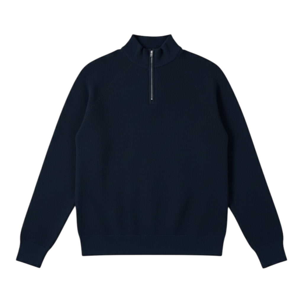 Lucas Quarter Zip Pullover Knitted Sweater