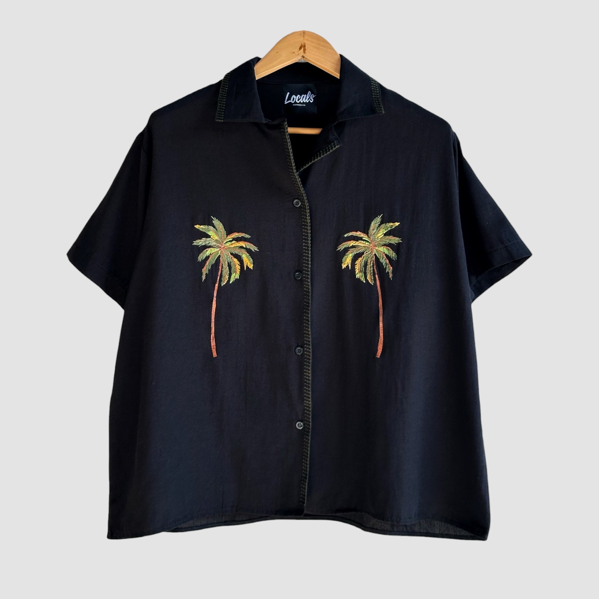 Palma Embroidered Linen Polo