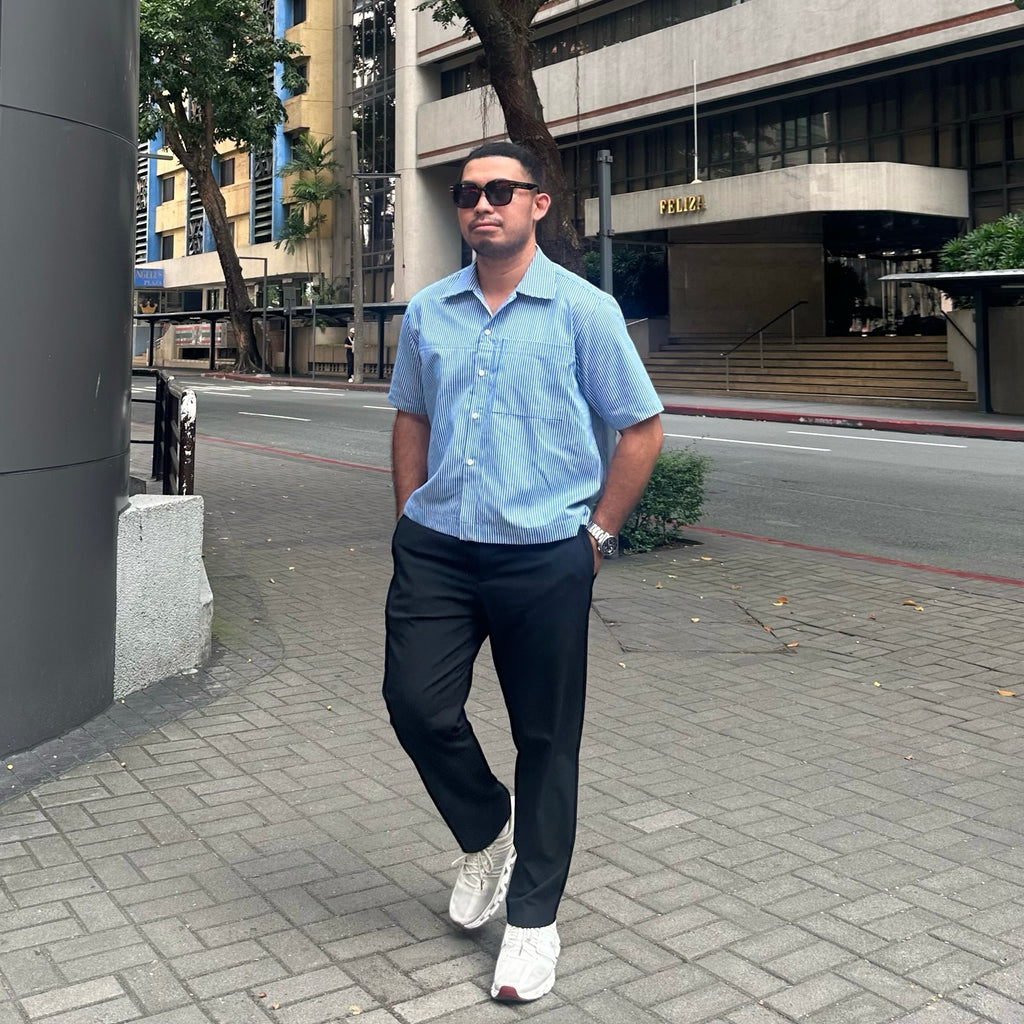 Alcalde Polo - Cropped Boxy Fit - Japanese Denim Fabric