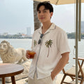 Palma Embroidered Linen Polo